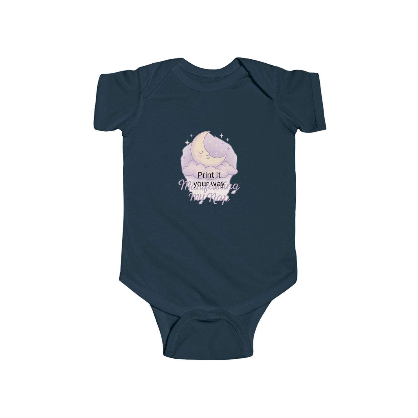 Adorable Infant Bodysuit - "Manifesting My Nap", Baby Shower Gift, Cute Baby Outfit, Toddler Apparel, Sleepy Time Clothing, Newborn