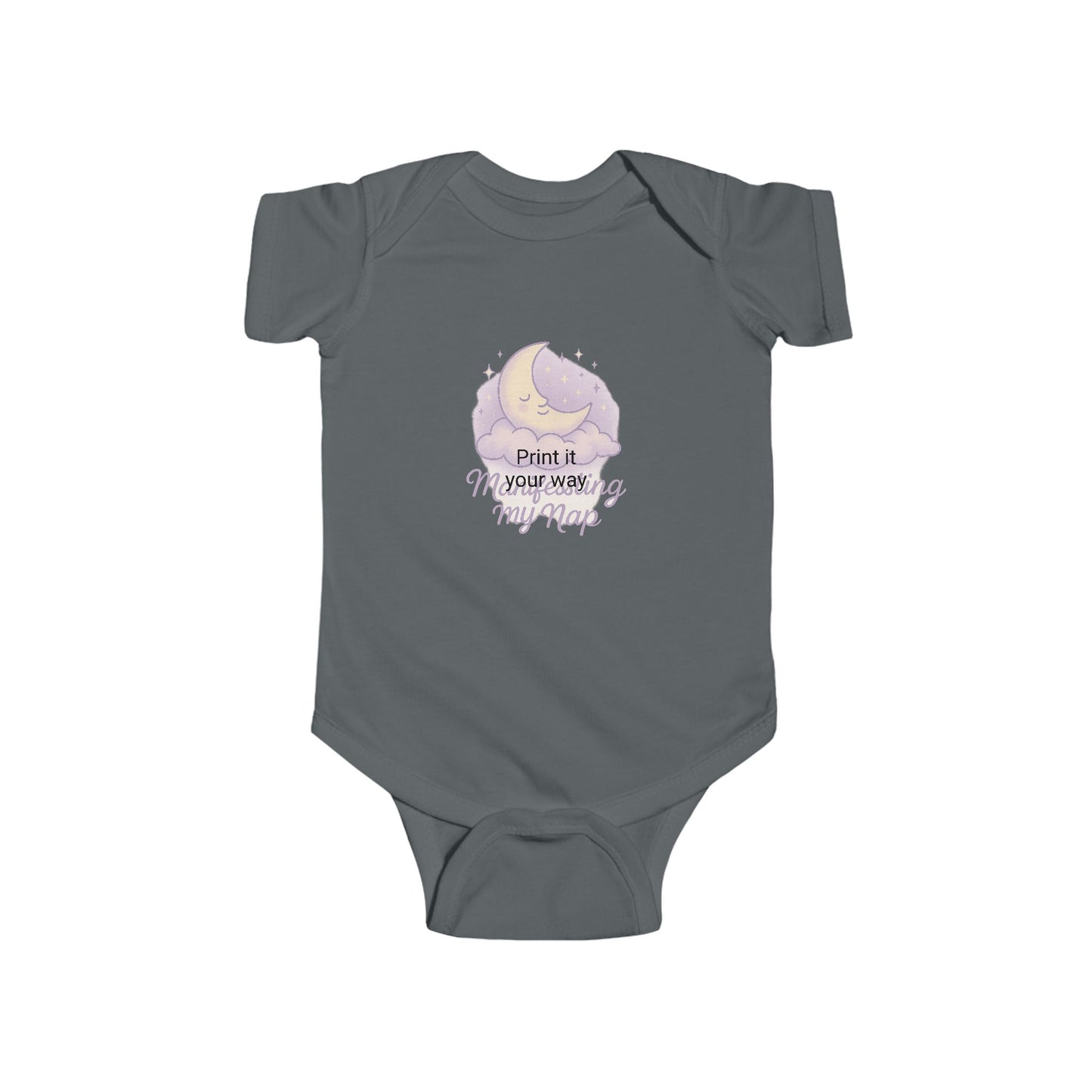 Adorable Infant Bodysuit - "Manifesting My Nap", Baby Shower Gift, Cute Baby Outfit, Toddler Apparel, Sleepy Time Clothing, Newborn